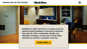 What Workhiveslc.com website looked like in 2019 (4 years ago)