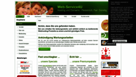 What Web-service4u.de website looked like in 2019 (4 years ago)
