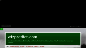 What Wizpredict.com website looked like in 2019 (4 years ago)