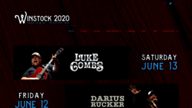 What Winstockfestival.com website looked like in 2019 (4 years ago)