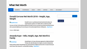 What Whatnetworth.com website looked like in 2019 (4 years ago)