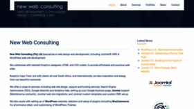 What Webconsulting.co.za website looked like in 2019 (4 years ago)