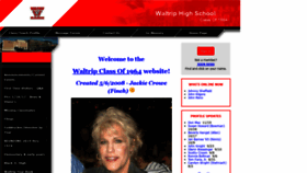 What Waltrip64.com website looked like in 2019 (4 years ago)