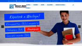 What Wesley.hu website looked like in 2019 (4 years ago)