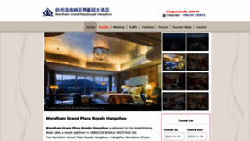 What Wyndhamgrandhangzhou.com website looked like in 2019 (4 years ago)