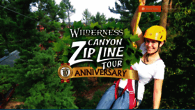 What Wildernesscanyonzipline.com website looked like in 2019 (4 years ago)