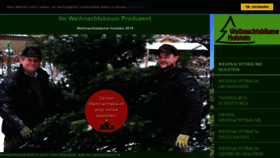 What Weihnachtsbaeume-holstein.de website looked like in 2019 (4 years ago)