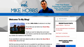 What Whoismikehobbs.com website looked like in 2019 (4 years ago)