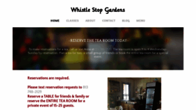 What Whistlestopgardens.com website looked like in 2019 (4 years ago)
