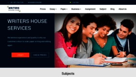 What Writers-house.com website looked like in 2019 (4 years ago)