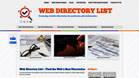 What Webdirectorylist.com website looked like in 2019 (4 years ago)