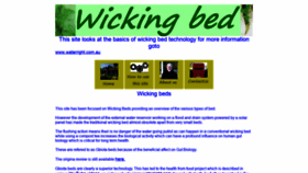 What Wickingbed.com website looked like in 2019 (4 years ago)