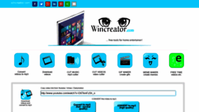 What Wincreator.com website looked like in 2019 (4 years ago)
