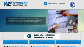 What Wycombe-electrical.com website looked like in 2019 (4 years ago)