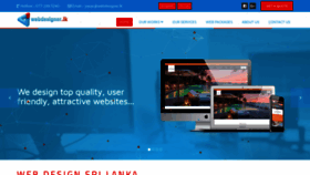 What Webdesigner.lk website looked like in 2019 (4 years ago)