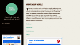 What Wordlecreator.com website looked like in 2019 (4 years ago)