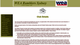 What Wearamblers.org.au website looked like in 2019 (4 years ago)