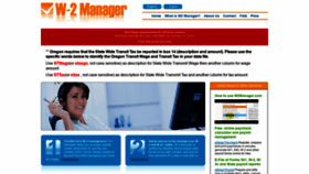 What W2manager.com website looked like in 2019 (4 years ago)