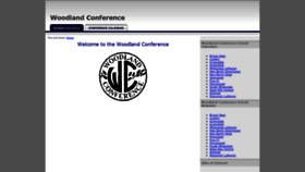 What Woodlandconference.org website looked like in 2019 (4 years ago)