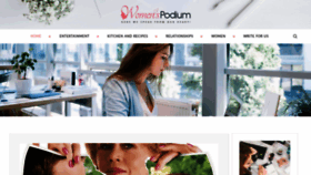 What Womenspodium.com website looked like in 2019 (4 years ago)