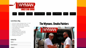 What Wymanpainting.net website looked like in 2019 (4 years ago)