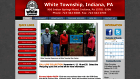 What Whitetownship.org website looked like in 2019 (4 years ago)