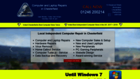 What Wefixanycomputer.com website looked like in 2019 (4 years ago)