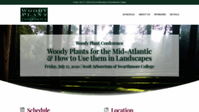 What Woodyplantconference.org website looked like in 2019 (4 years ago)