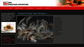 What Waseafoods.com.au website looked like in 2019 (4 years ago)