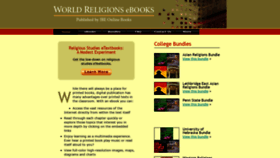 What Worldreligionsebooks.com website looked like in 2019 (4 years ago)