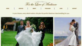 What Weddingsonmackinac.com website looked like in 2019 (4 years ago)
