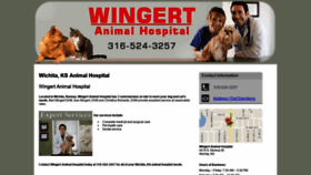 What Wingertanimalhospital.com website looked like in 2019 (4 years ago)