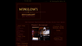 What Winslowssaratoga.com website looked like in 2019 (4 years ago)