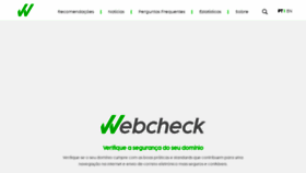 What Webcheck.pt website looked like in 2019 (4 years ago)