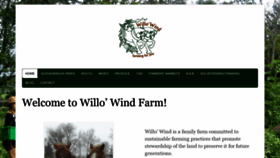 What Willowind.ca website looked like in 2019 (4 years ago)