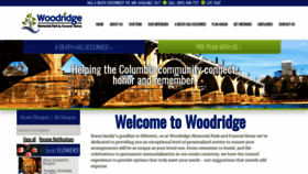 What Woodridgefuneralhome.com website looked like in 2019 (4 years ago)
