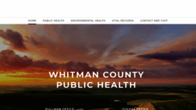 What Whitmancountypublichealth.org website looked like in 2019 (4 years ago)