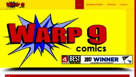 What Warpninecomics.com website looked like in 2019 (4 years ago)