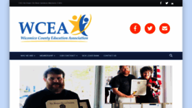 What Wceamsea.org website looked like in 2019 (4 years ago)