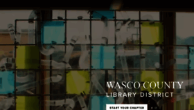 What Wascocountylibrary.com website looked like in 2019 (4 years ago)