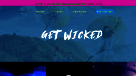 What Wickedballchicago.com website looked like in 2019 (4 years ago)