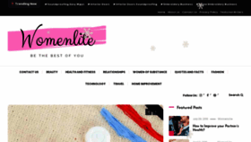 What Womenlite.com website looked like in 2019 (4 years ago)