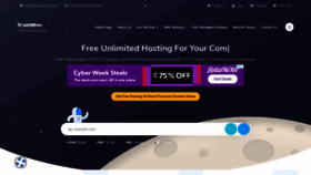 What Woomhost.com website looked like in 2019 (4 years ago)