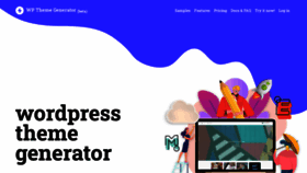What Wpthemegenerator.com website looked like in 2019 (4 years ago)