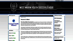 What Westmarinsoccer.org website looked like in 2019 (4 years ago)