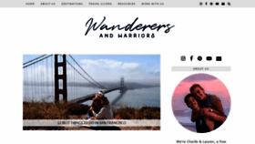 What Wanderersandwarriors.com website looked like in 2019 (4 years ago)