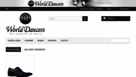What Worlddancers.com website looked like in 2019 (4 years ago)