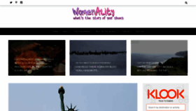 What Womenality.com website looked like in 2019 (4 years ago)
