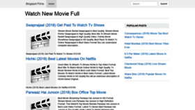 What Watchnewmoviefull.blogspot.com website looked like in 2019 (4 years ago)