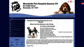 What Woodsidepethospital.com website looked like in 2019 (4 years ago)